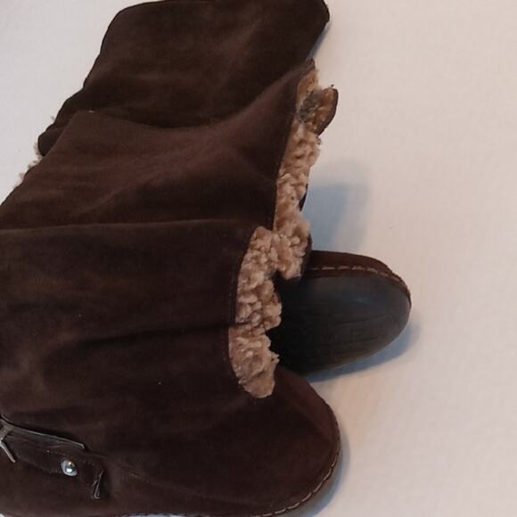 Stuart Weitzman Mid-Calf Women's Size 8.5 Brown Suede Boots. Warm, Casual - Picture 3 of 9